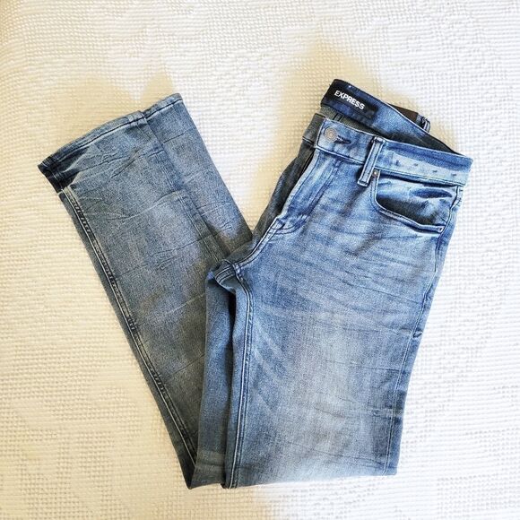 Express Stretch+ Slim Men's Denim | 29/32 - Picture 1 of 5